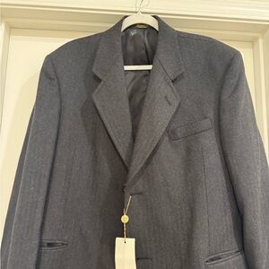 Classic Gray Pea Coat for Men